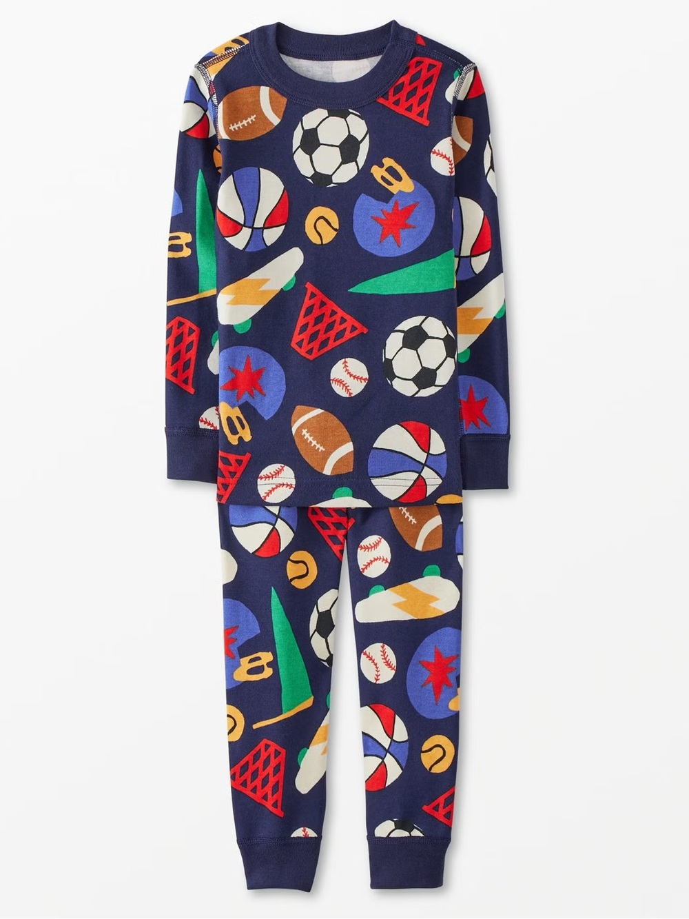 Hanna Andersson Sports Print Pajama Set, NWT